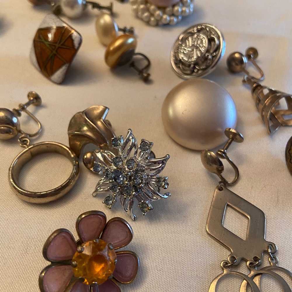 Lot SOLO vintage earrings lot of at least 27 - image 6