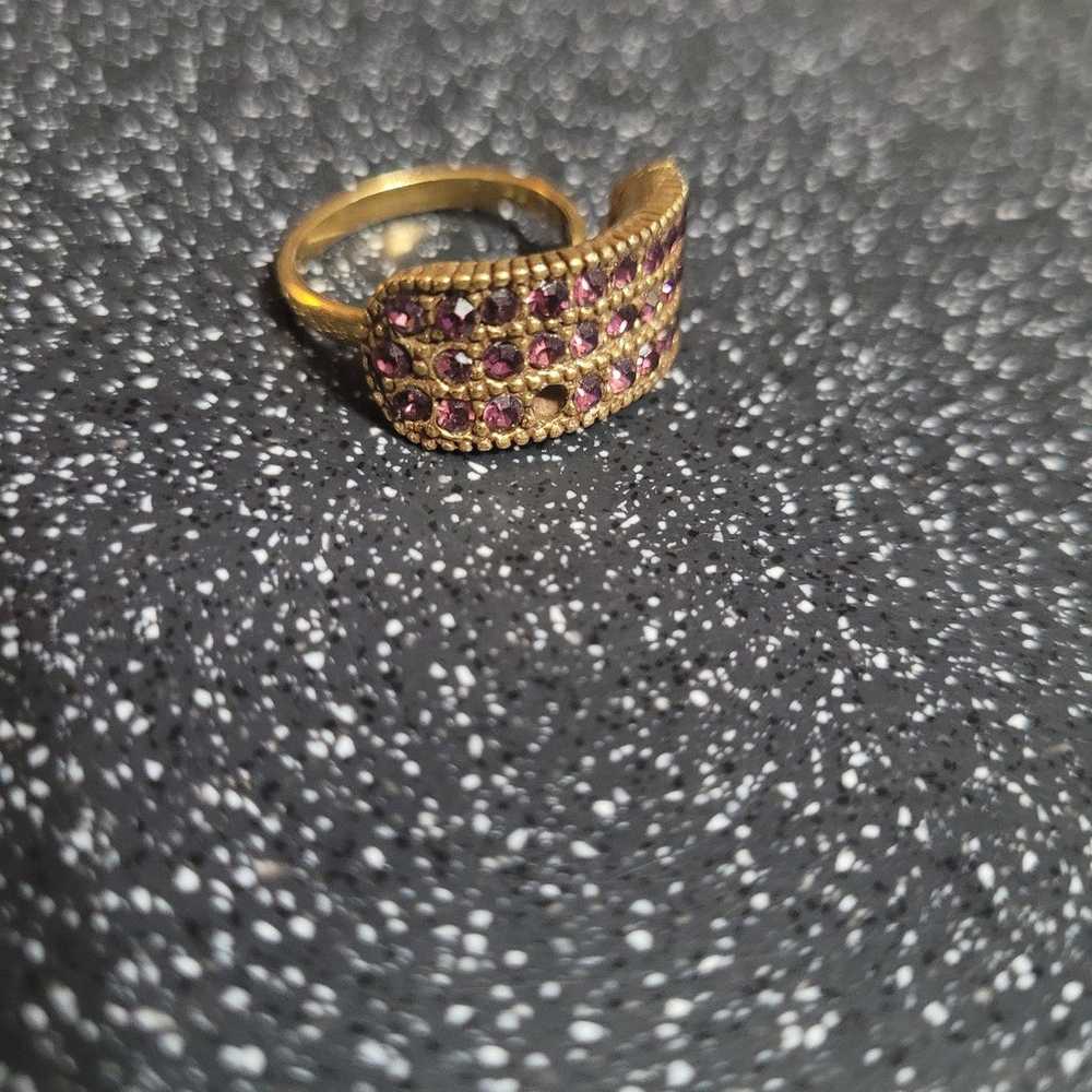 Amethyst Vintage Estate Ring - image 2