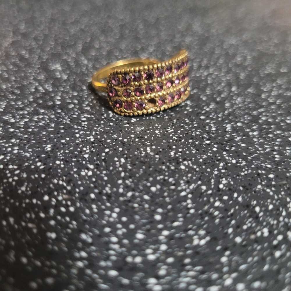 Amethyst Vintage Estate Ring - image 3