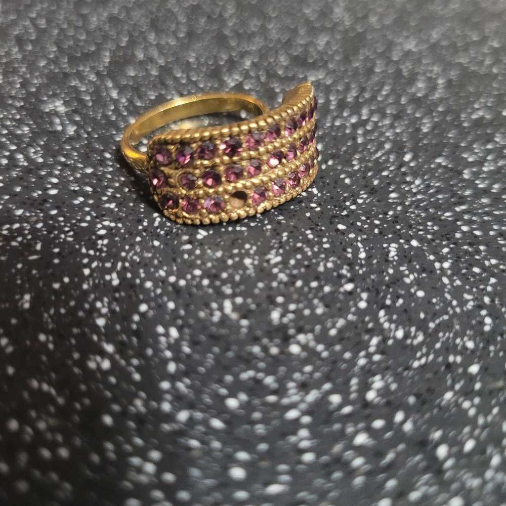 Amethyst Vintage Estate Ring - image 4