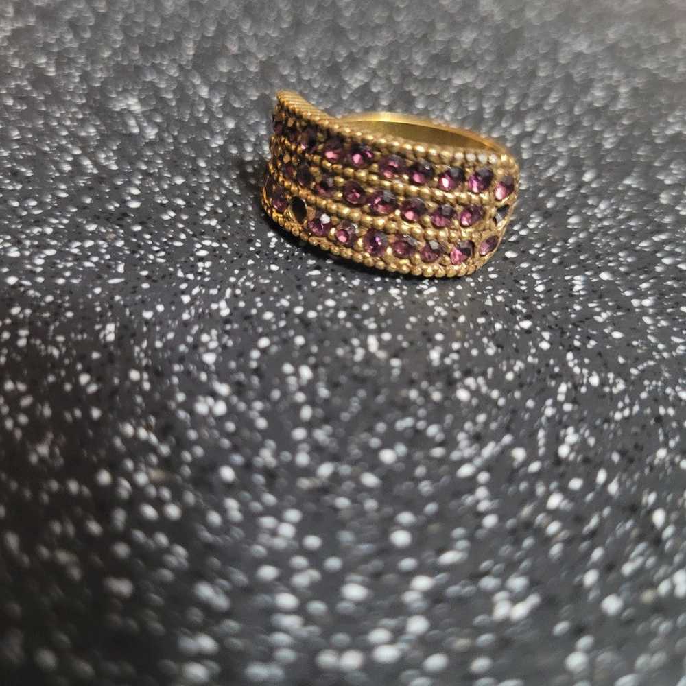 Amethyst Vintage Estate Ring - image 5