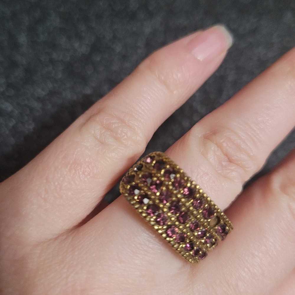 Amethyst Vintage Estate Ring - image 7