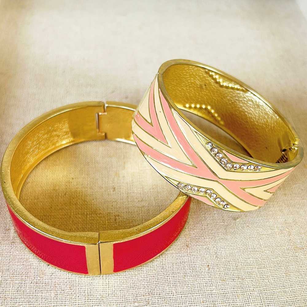 Pair of designer style bracelets - image 1