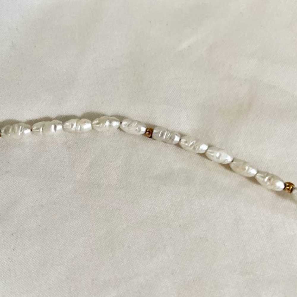 Authentic Fresh Water Pearl, Vintage Bra - image 3