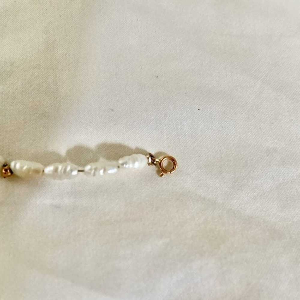 Authentic Fresh Water Pearl, Vintage Bra - image 5