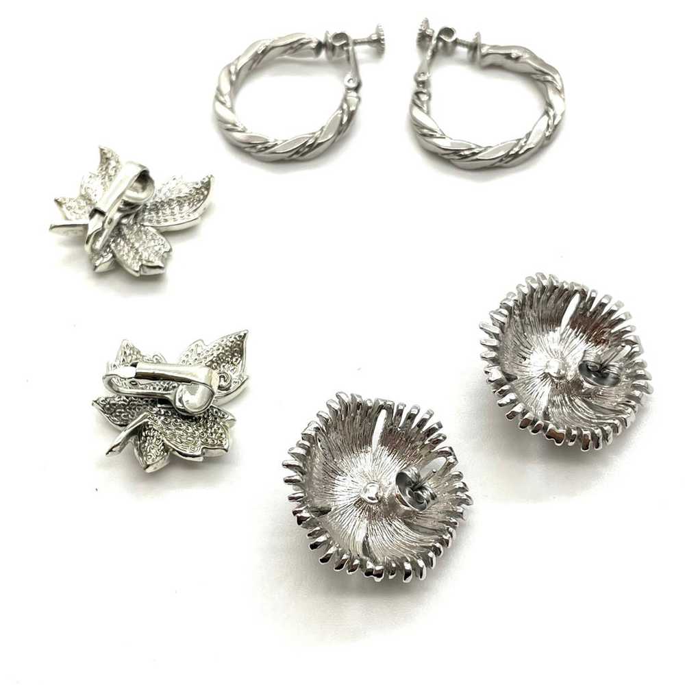 Vintage Silver Earrings Lot - image 2