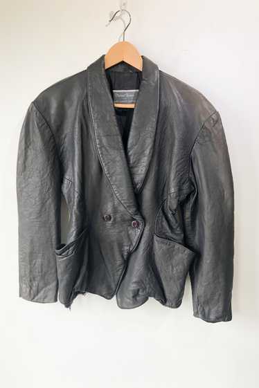 Michael Hoban for North Beach Leather Black Jacket