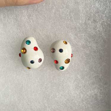 Vintage Ceramic Earrings