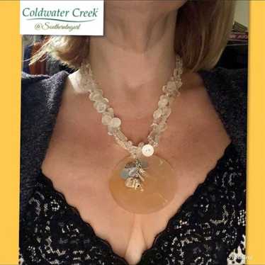 VINTAGE " COLDWATER CREEK " Faux Shell N - image 1