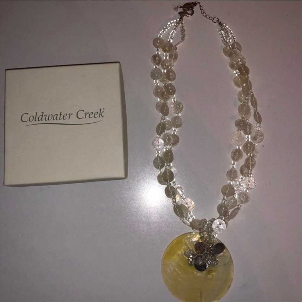 VINTAGE " COLDWATER CREEK " Faux Shell N - image 2