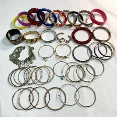 Vintage Mixed Bangle Bracelet Lot