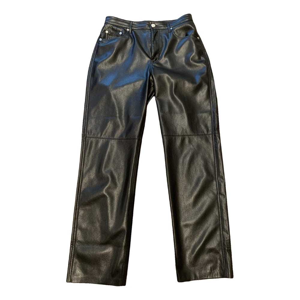 Nanushka Vegan leather straight pants - image 1