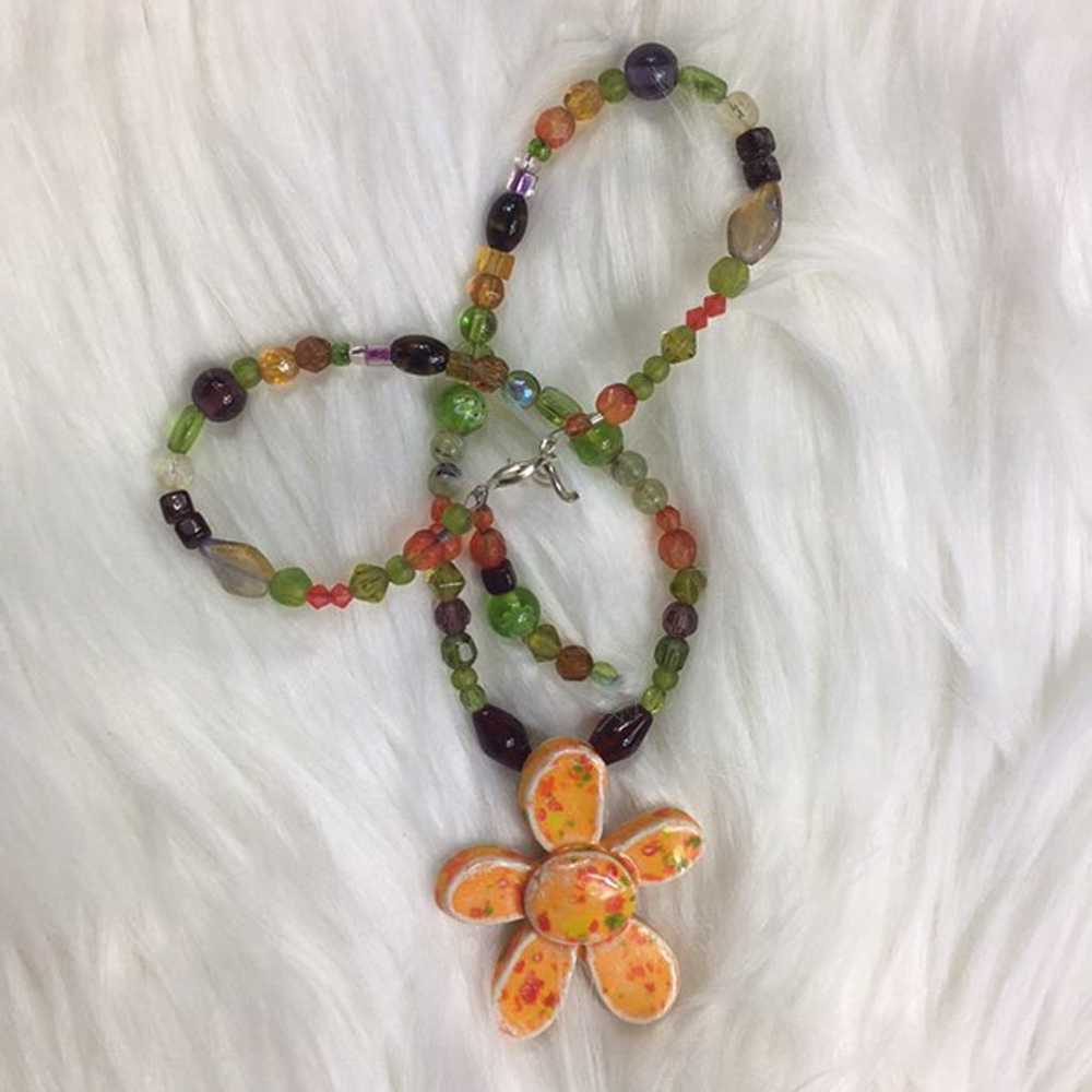 Vintage, Flower Power Necklace. EUC. - image 1