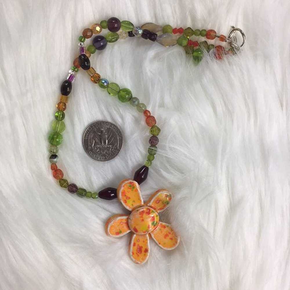 Vintage, Flower Power Necklace. EUC. - image 5