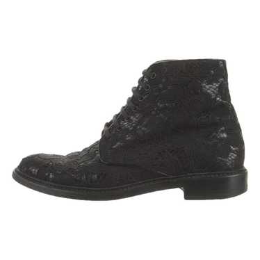 Saint Laurent Leather lace up boots - image 1