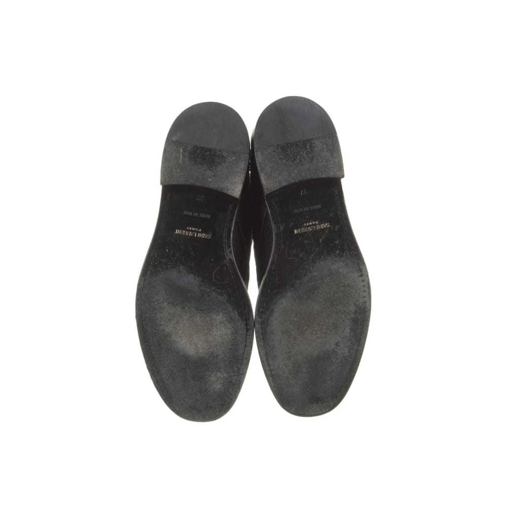 Saint Laurent Leather lace up boots - image 4
