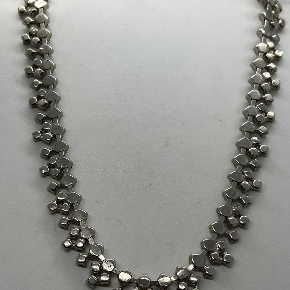 Vintage Signed Kramer Rhinestone 14” Choker Neckl… - image 2