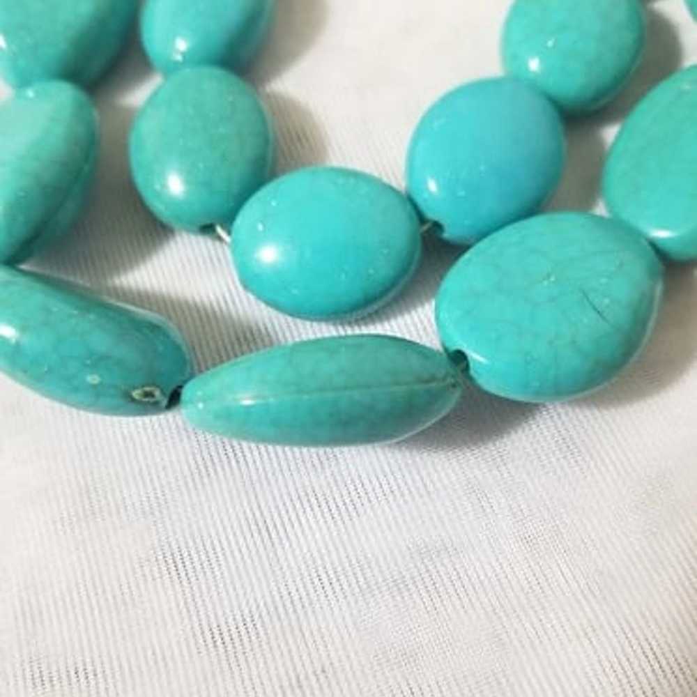 Turquoise stack necklace - image 2