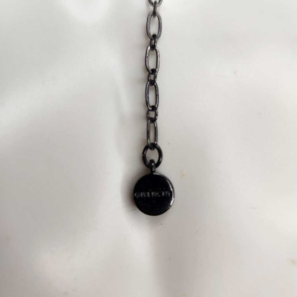 Vintage Givenchy Black Crystal Beaded Necklace - image 3