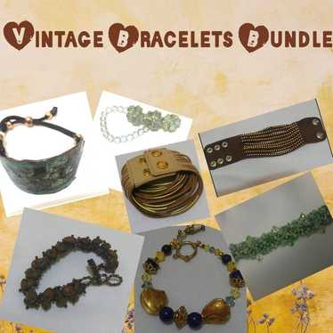 Bundle of 7 Vintage Bracelets