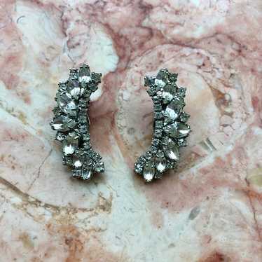 Signed Weiss Clip On Earrings - image 1