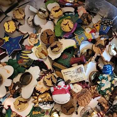 Lot of vintage button covers