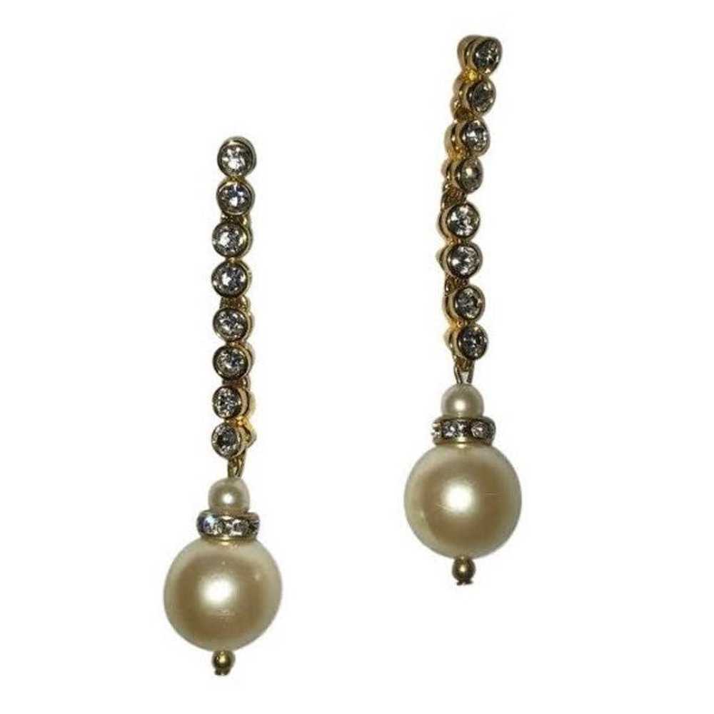 Vintage Dangle Goldtone Earrings - image 1