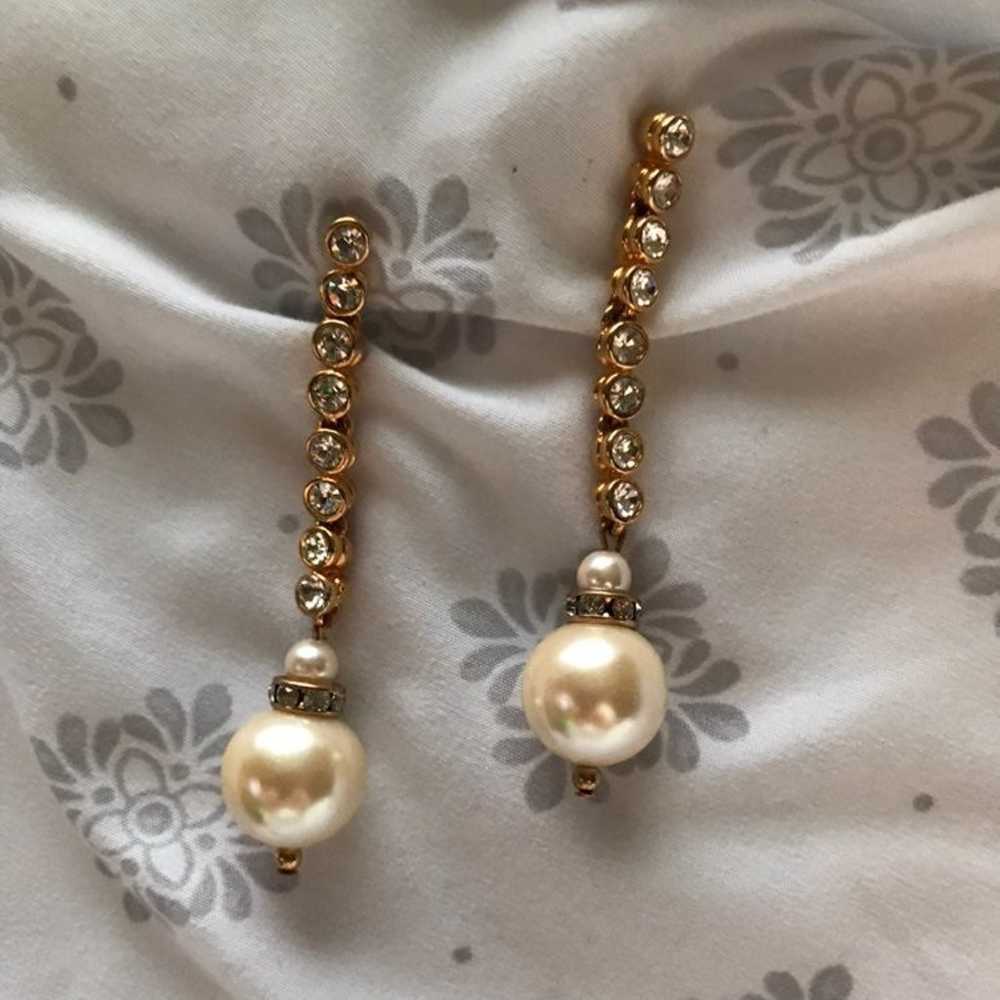 Vintage Dangle Goldtone Earrings - image 6