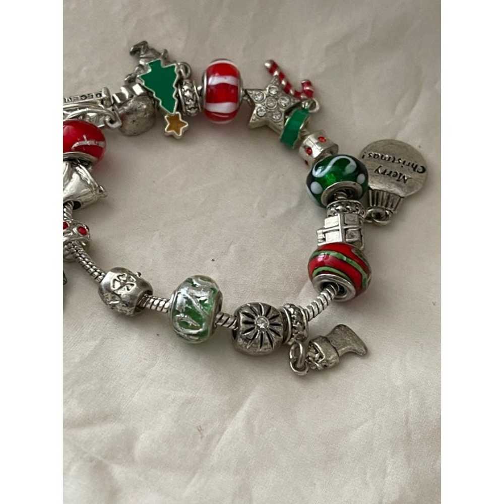 Vintage Silver Tone December "Merry Christmas" Ch… - image 6