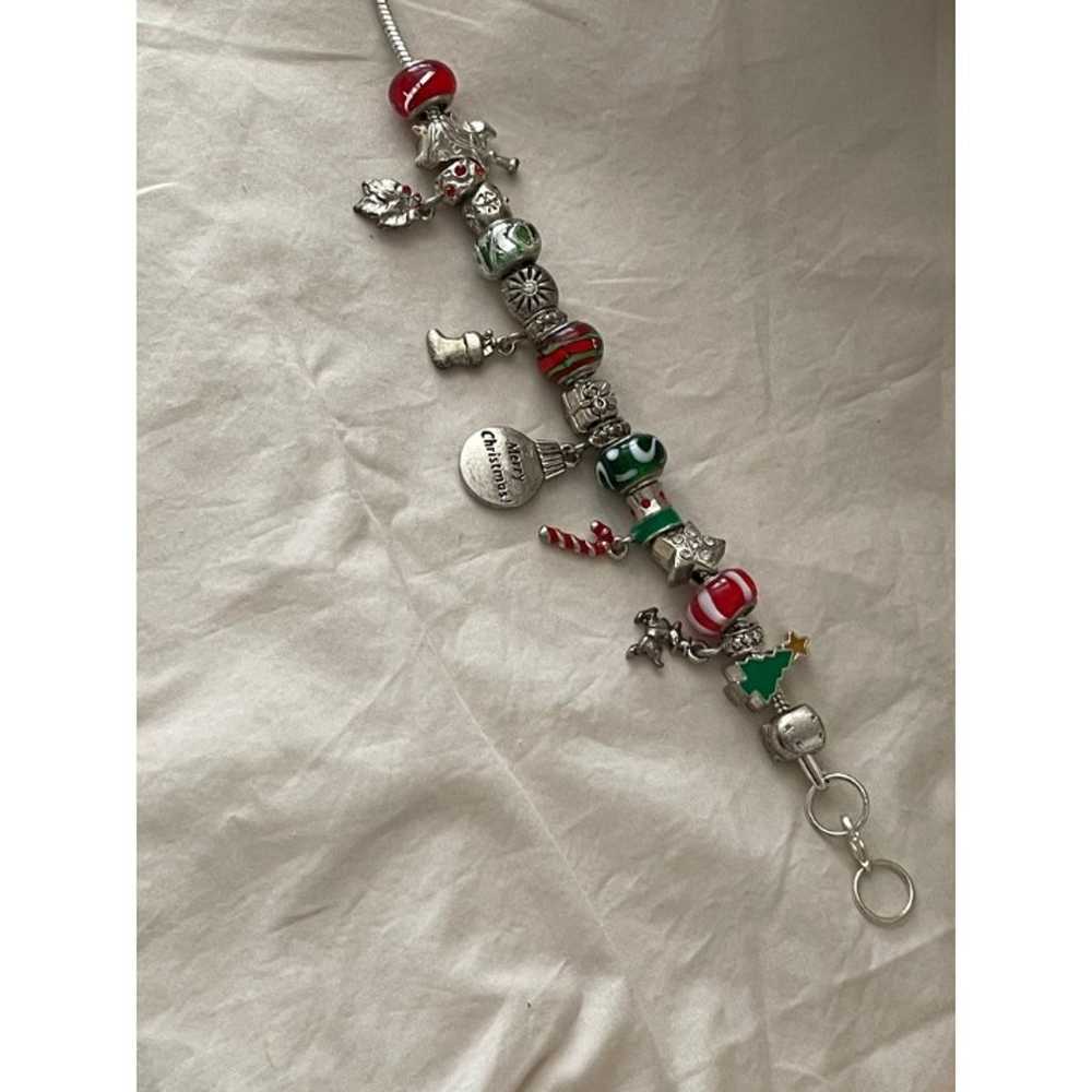 Vintage Silver Tone December "Merry Christmas" Ch… - image 8