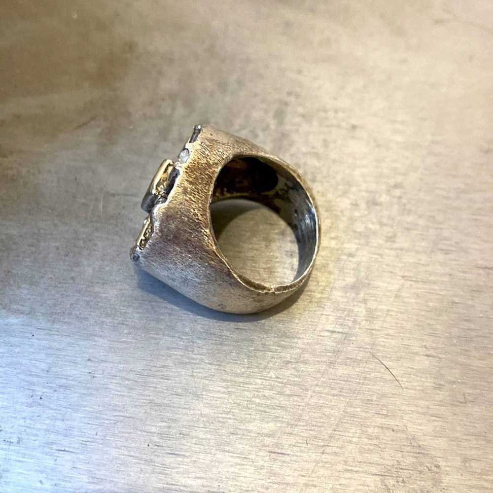 Amazing Vintage Silver Ring - image 3