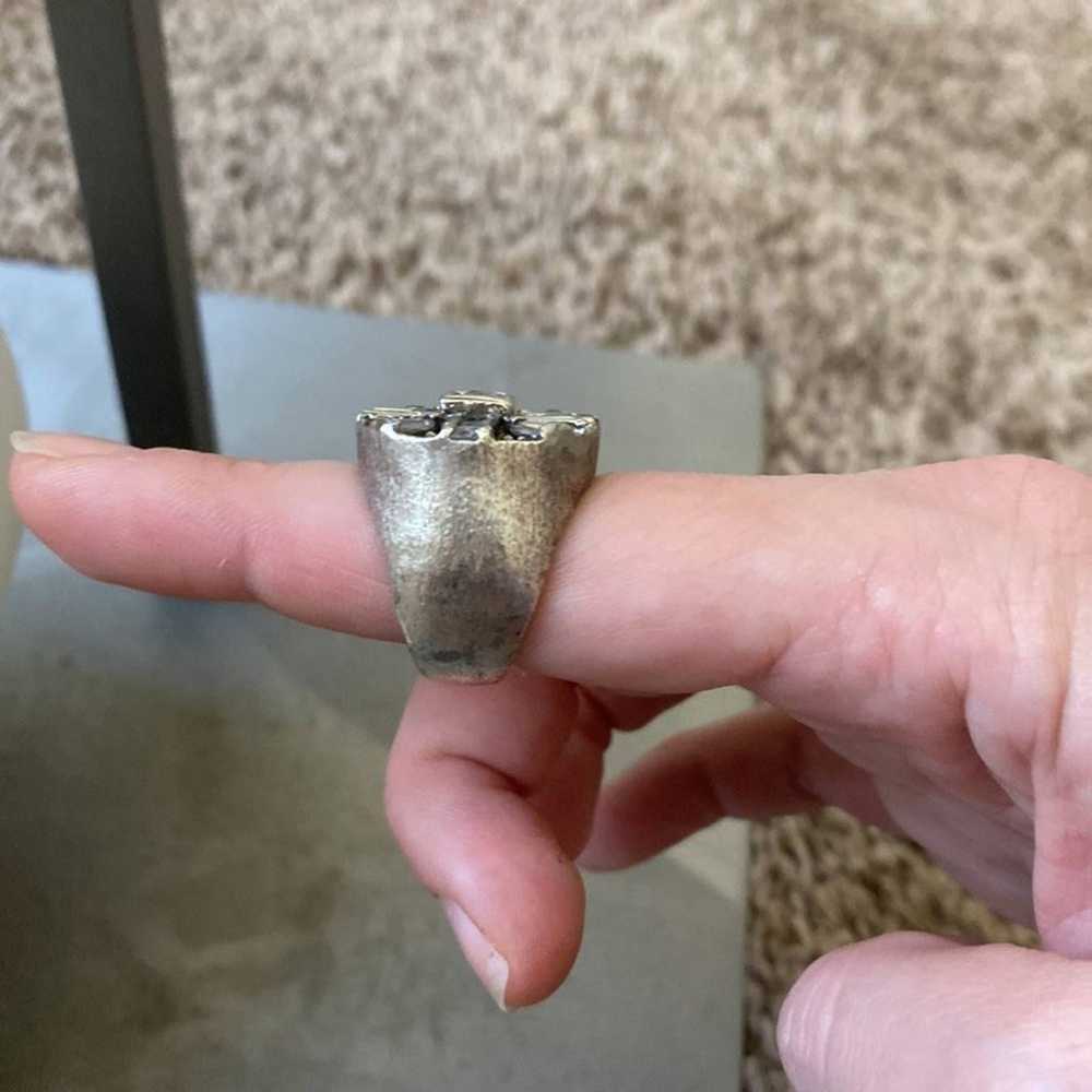 Amazing Vintage Silver Ring - image 5