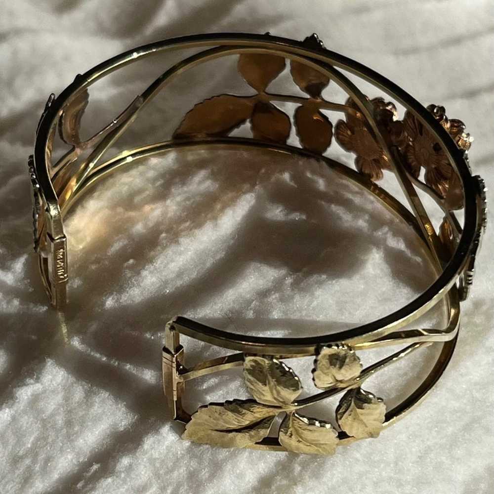 Vintage Krementz cuff bracelet - image 8