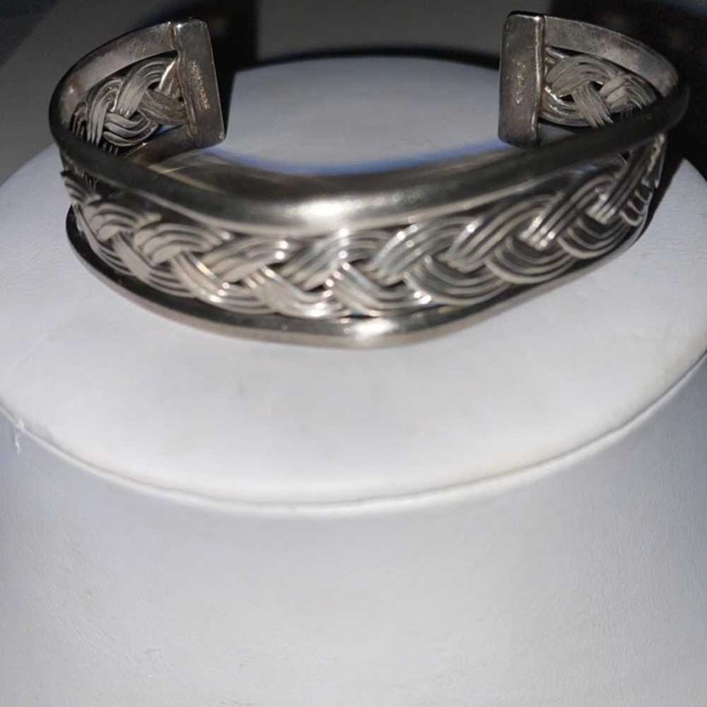 925 Sterling Silver - Cuff Bracelet - image 1