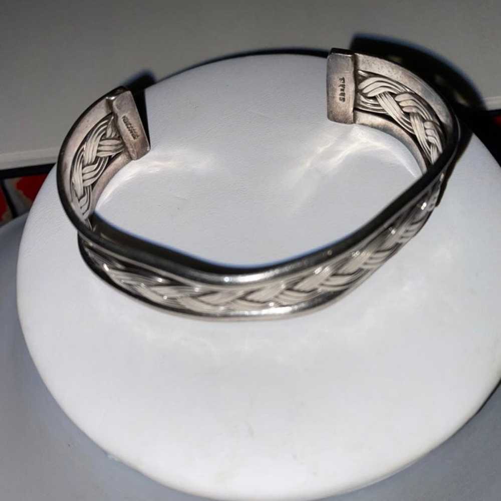 925 Sterling Silver - Cuff Bracelet - image 3