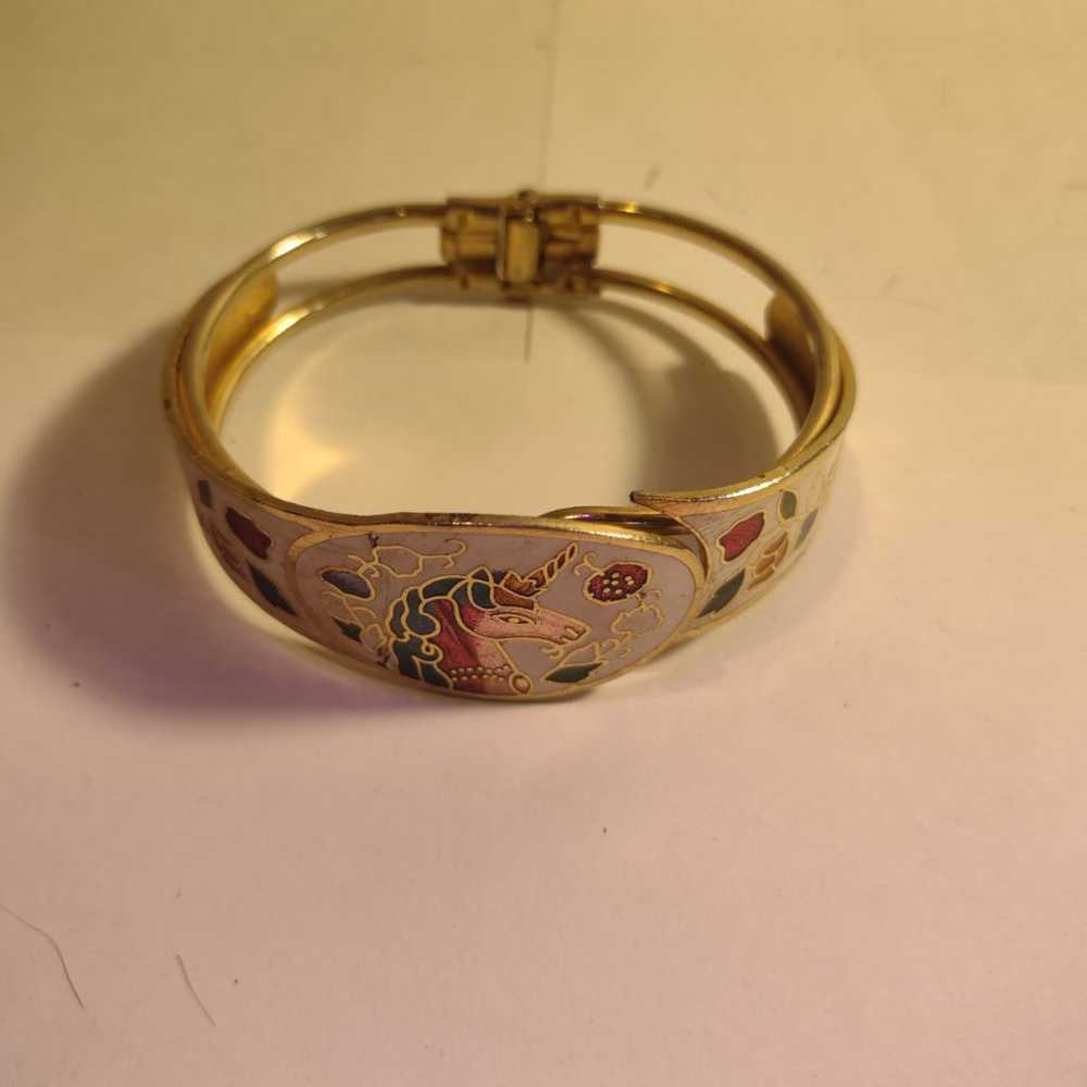 Vintage 80s Unicorn Bracelet - image 1