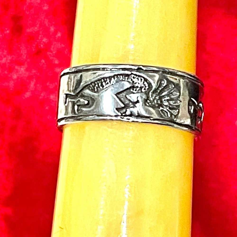 Vintage Sterling Kokopelli Ring sz 7 - image 4