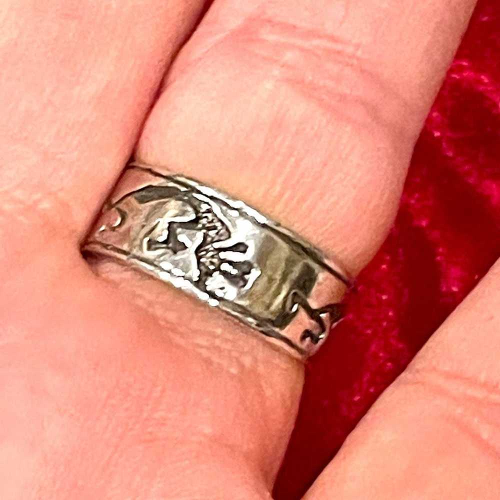 Vintage Sterling Kokopelli Ring sz 7 - image 7