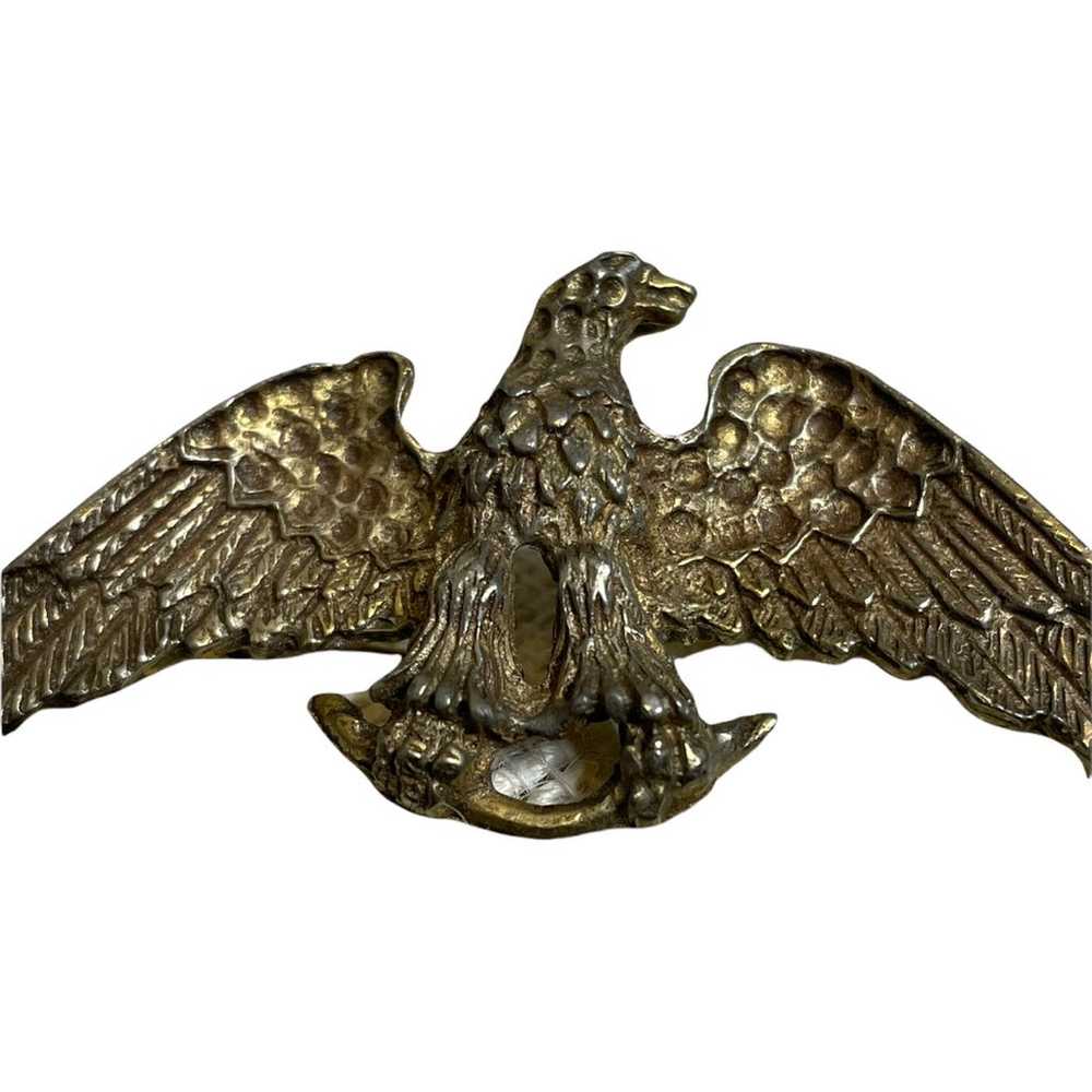 Zentall Vintage Eagle Bird Brooch Pin - image 2