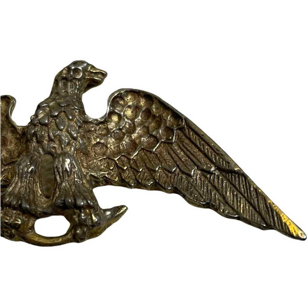 Zentall Vintage Eagle Bird Brooch Pin - image 3
