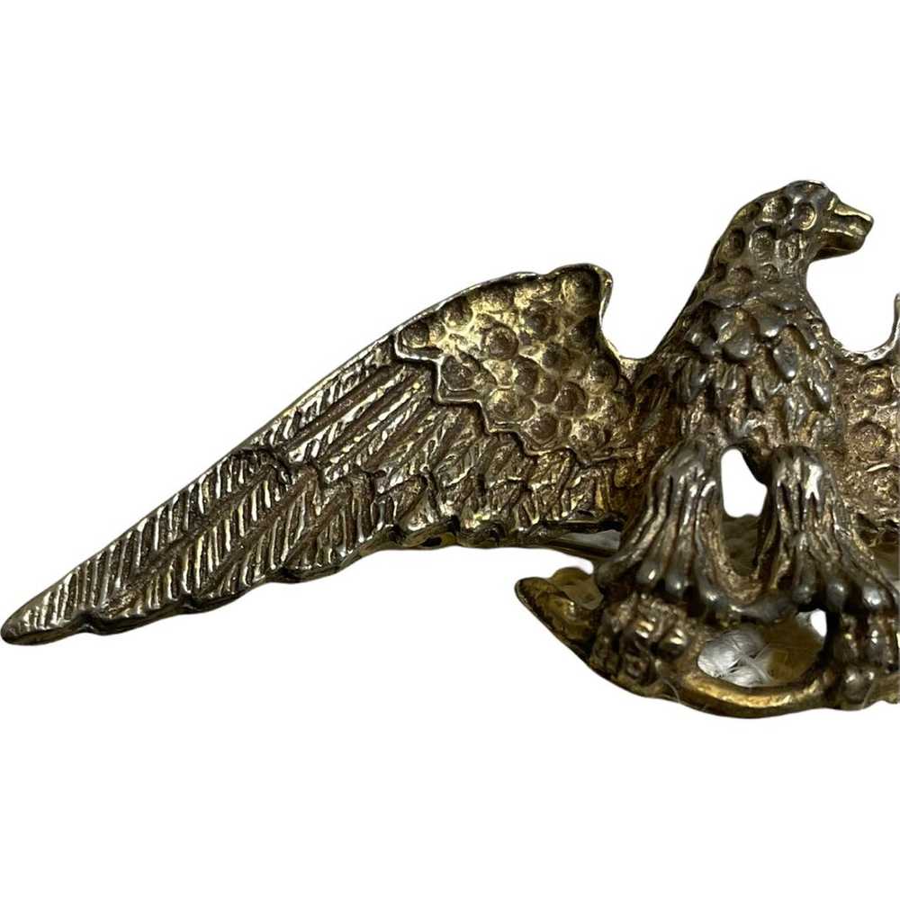 Zentall Vintage Eagle Bird Brooch Pin - image 6