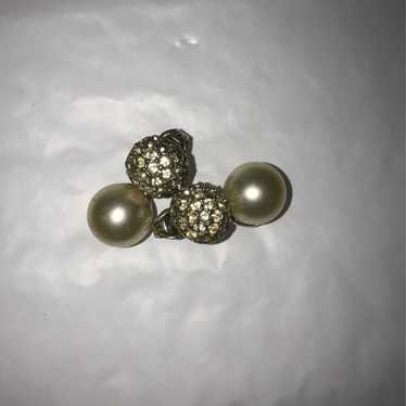 Antique pearl earrings