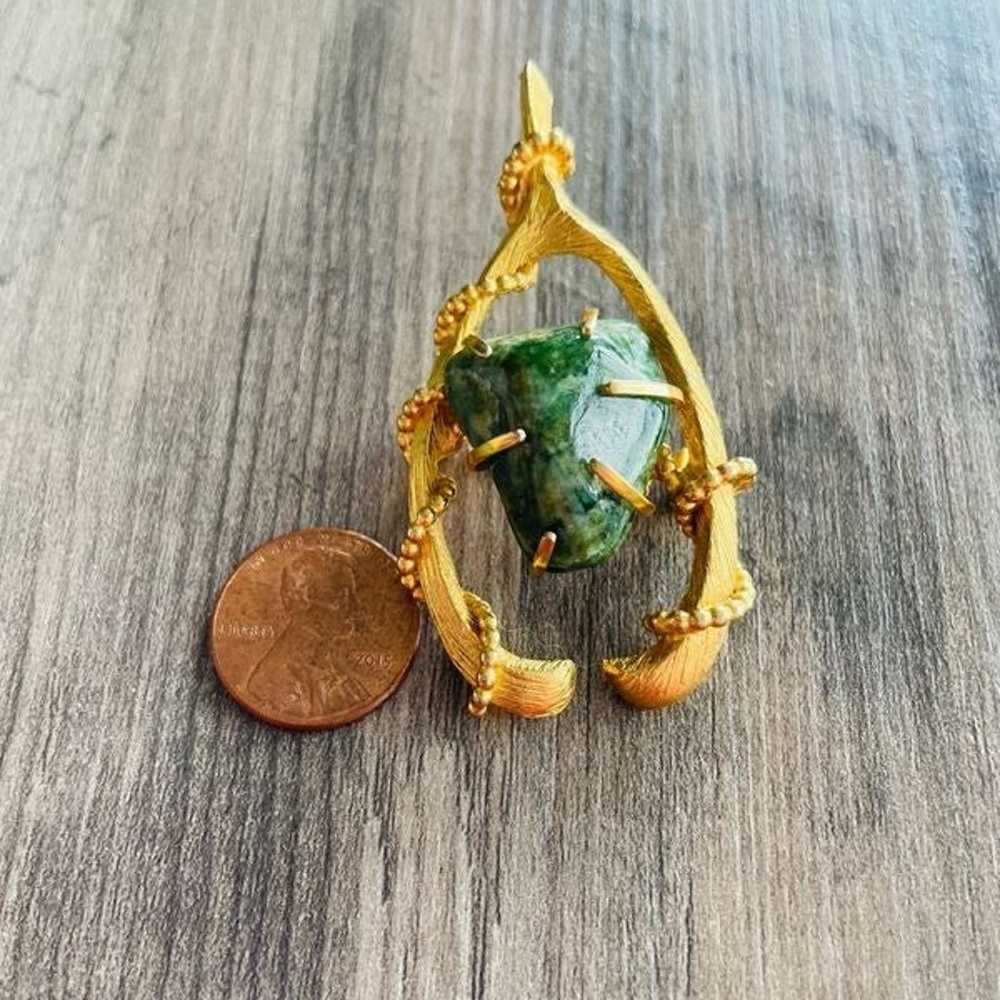 Mid-Century Jade Jewelry Set - image 7