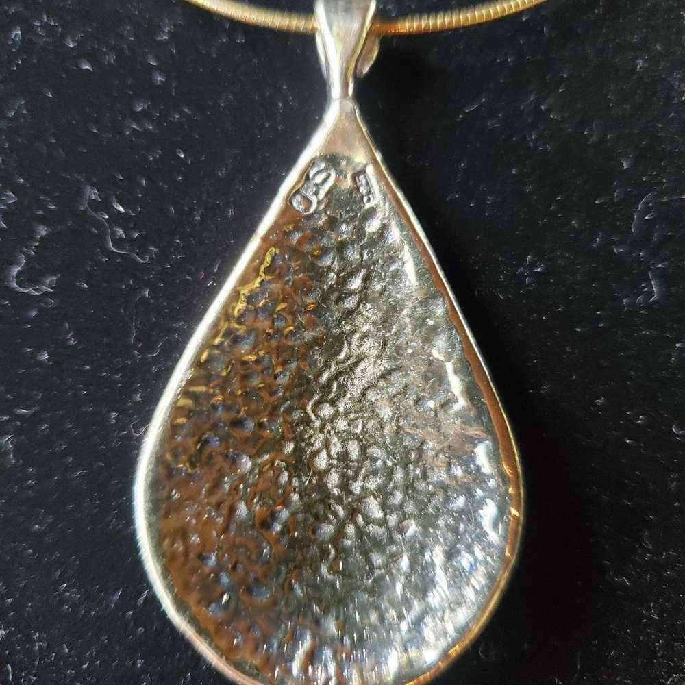 Beautiful Vintage S.O. Sterling Silver Gold Verme… - image 6
