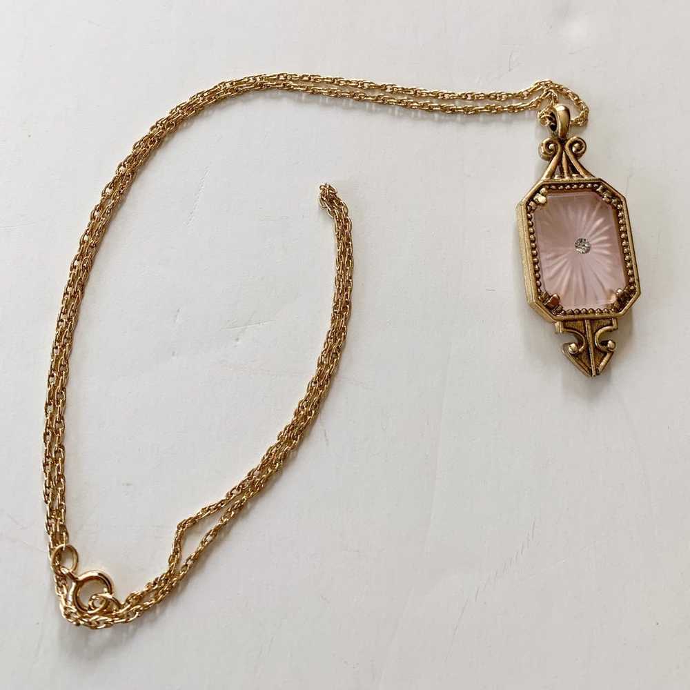 Vintage Camphor Glass Necklace. - image 2