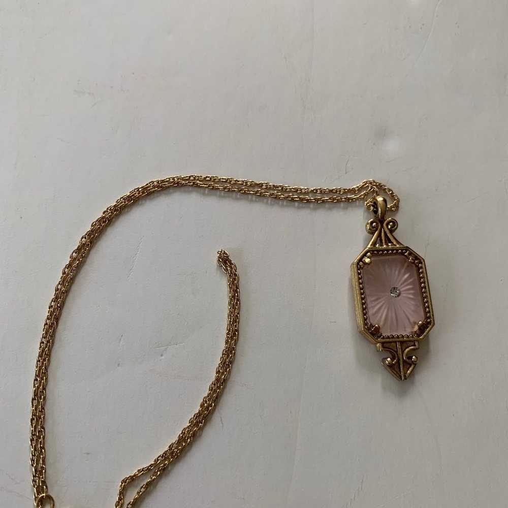 Vintage Camphor Glass Necklace. - image 5