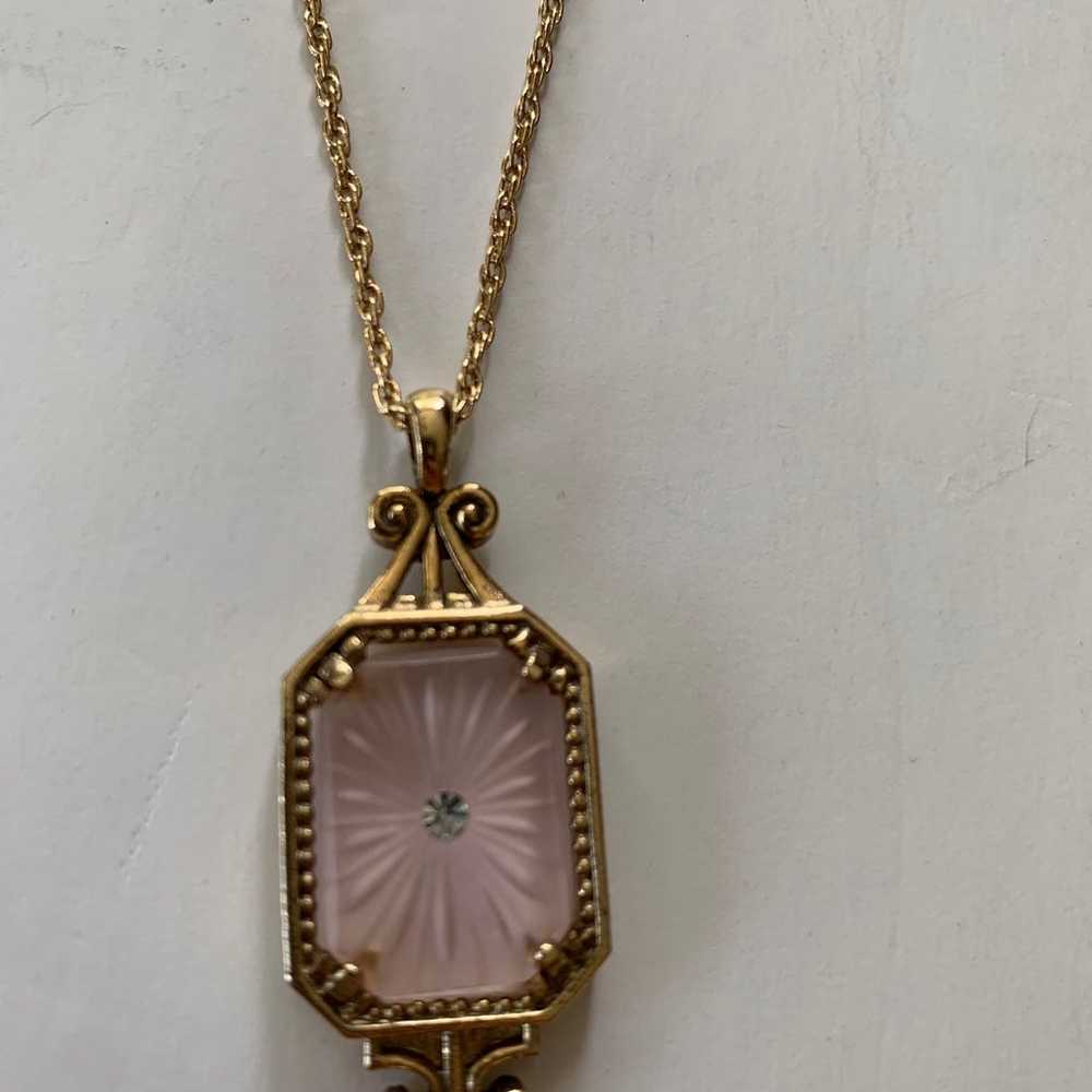 Vintage Camphor Glass Necklace. - image 6