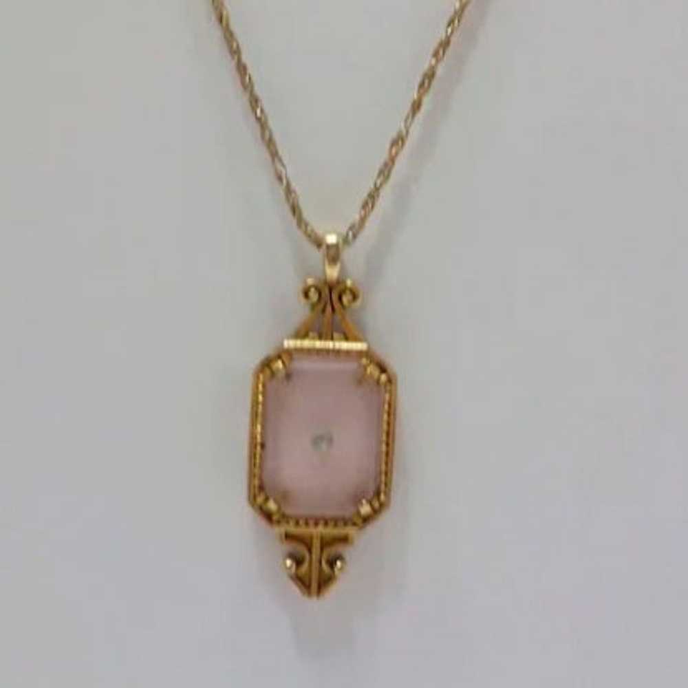 Vintage Camphor Glass Necklace. - image 7