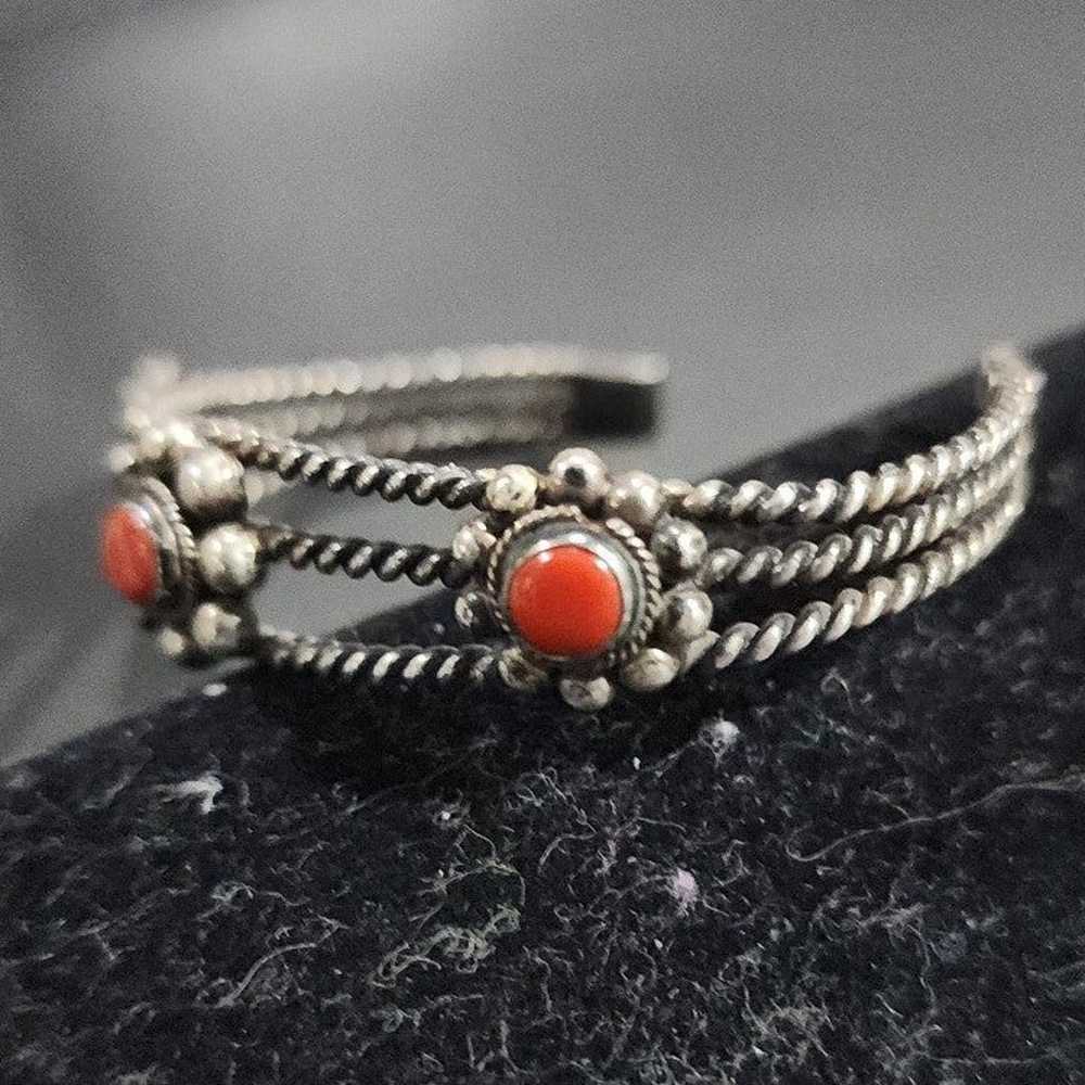 Vintage Mexican Sterling bracelet - image 2