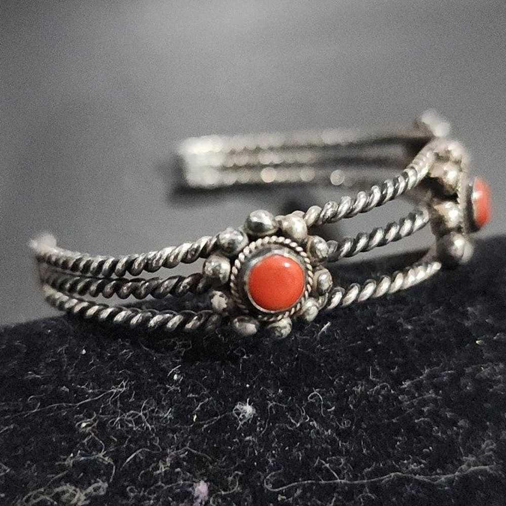 Vintage Mexican Sterling bracelet - image 3